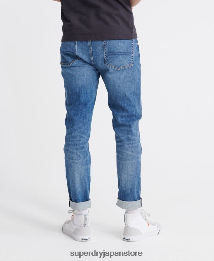 03 タイラースリムジーンズ 男性 Superdry 衣類 ライトブルー 2J62PZ1235