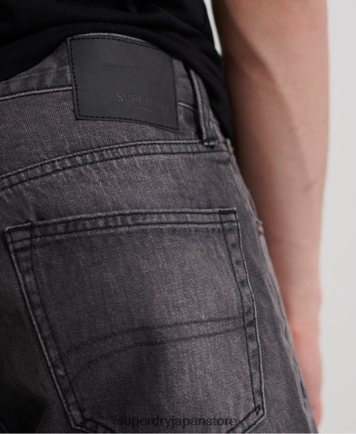 05 コナーテーパーショーツ 男性 Superdry 衣類 黒 2J62PZ370