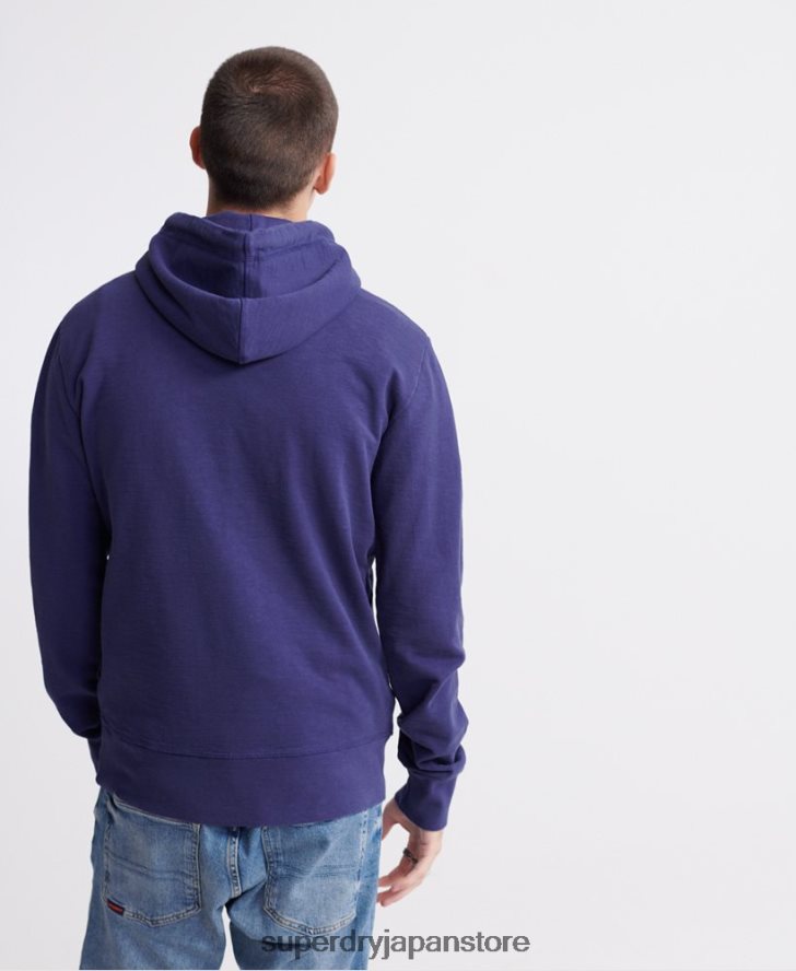 スーパー 1 クラシック ネオン パーカー 男性 Superdry 衣類 紫 2J62PZ901