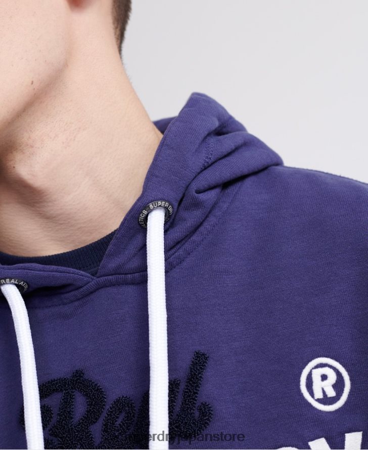 スーパー 1 クラシック ネオン パーカー 男性 Superdry 衣類 紫 2J62PZ901