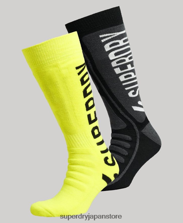 スノーソックス 2 パック 男性 Superdry アクセサリー マルチ 2J62PZ1389