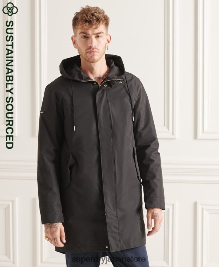 スタジオ 3-in-1 フィッシュテール パーカー 男性 Superdry 衣類 黒 2J62PZ4660