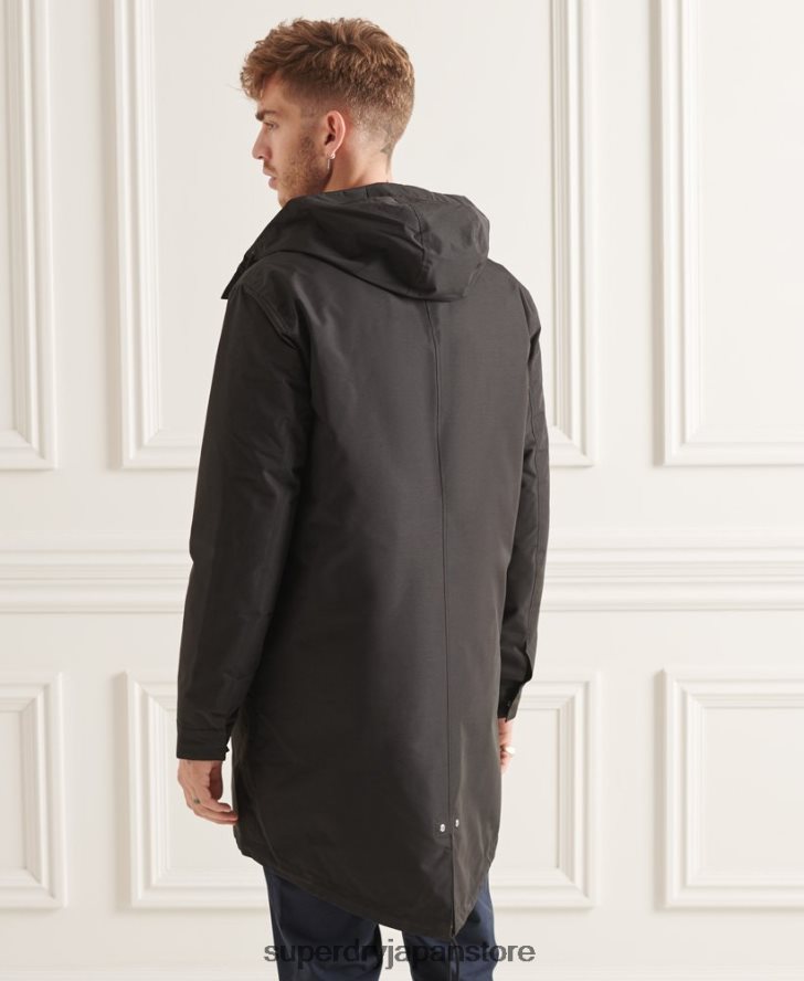スタジオ 3-in-1 フィッシュテール パーカー 男性 Superdry 衣類 黒 2J62PZ4660