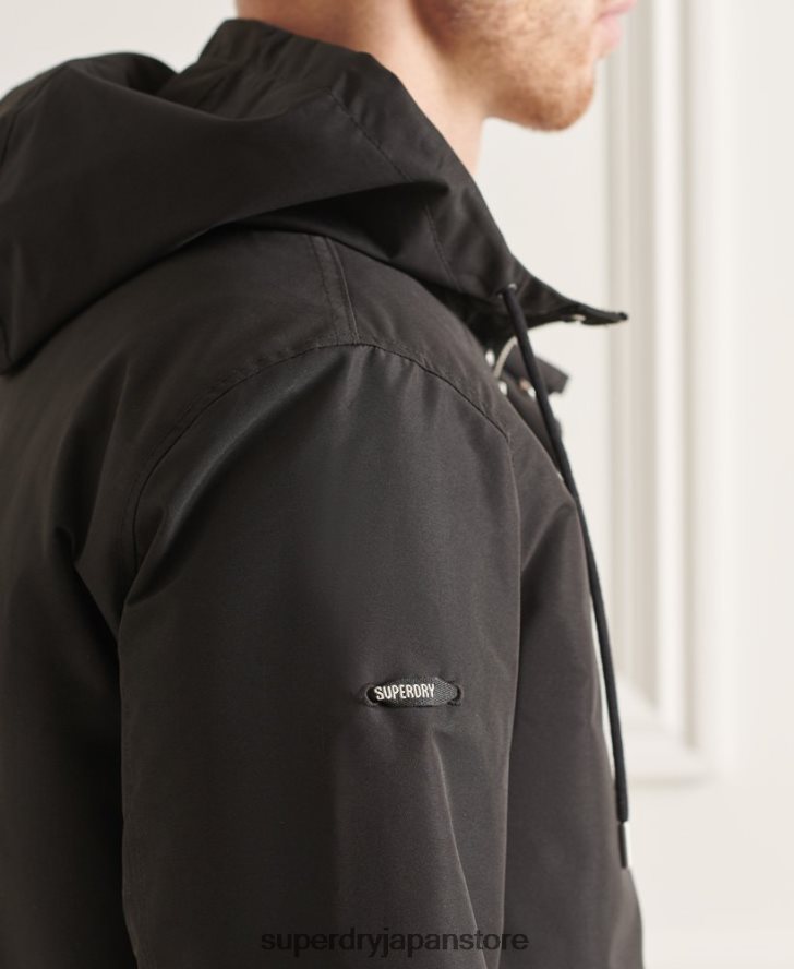 スタジオ 3-in-1 フィッシュテール パーカー 男性 Superdry 衣類 黒 2J62PZ4660