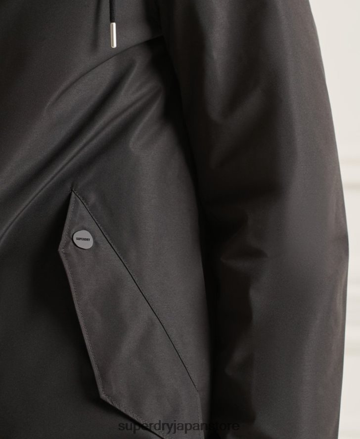 スタジオ 3-in-1 フィッシュテール パーカー 男性 Superdry 衣類 黒 2J62PZ4660