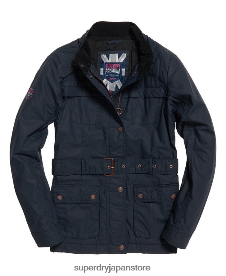 4ポケットトライアルジャケット 女性 Superdry 衣類 海軍 2J62PZ3860