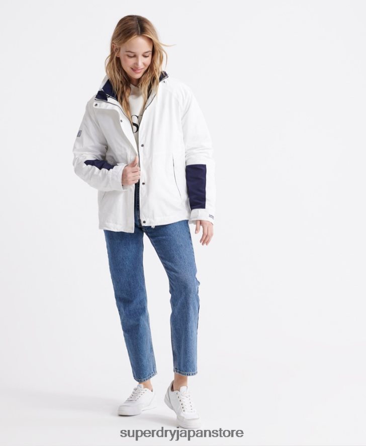 長袖エッセンシャル 4 in 1 ジャケット 女性 Superdry 衣類 クリーム 2J62PZ3857