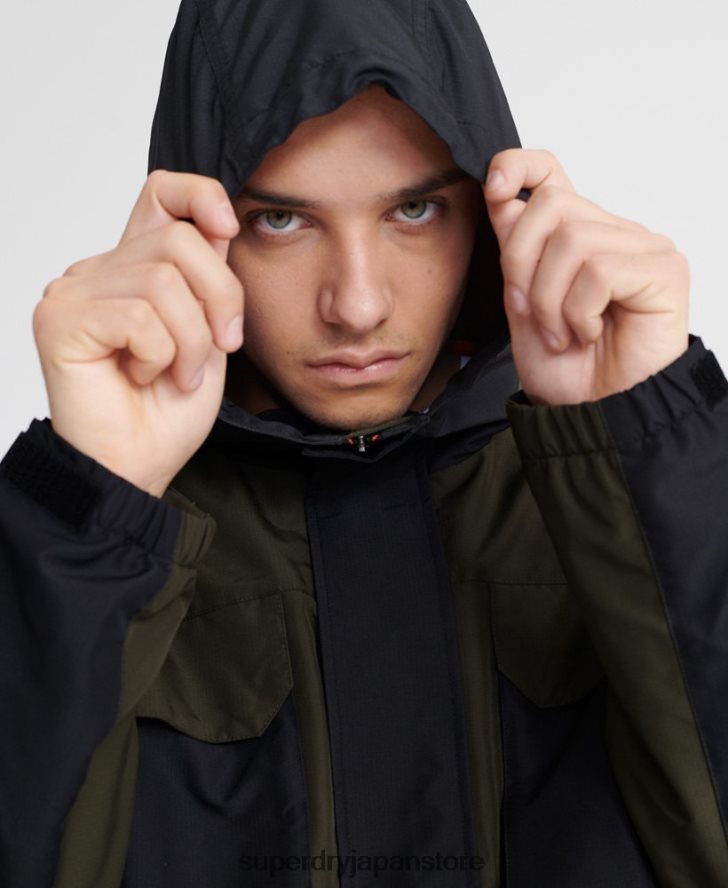 デザートアルケミー 5ポケットジャケット 男性 Superdry 衣類 緑 2J62PZ1198