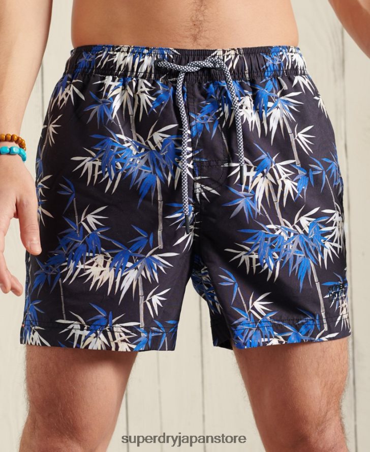 スーパー 5s ビーチバレー スイムショーツ 男性 Superdry 衣類 ライトブルー 2J62PZ446