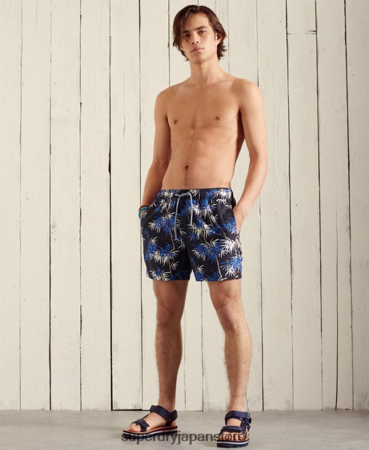 スーパー 5s ビーチバレー スイムショーツ 男性 Superdry 衣類 ライトブルー 2J62PZ446