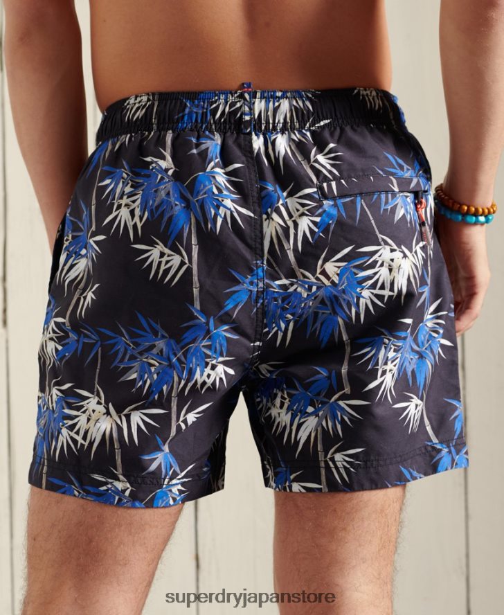 スーパー 5s ビーチバレー スイムショーツ 男性 Superdry 衣類 ライトブルー 2J62PZ446