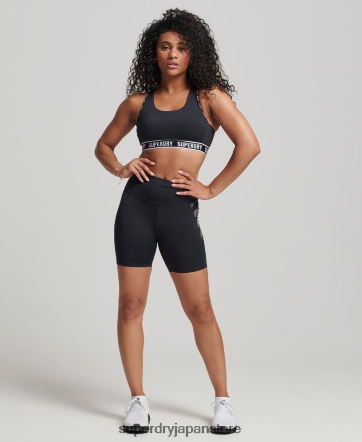 コア6インチタイトショーツ 女性 Superdry 衣類 黒 2J62PZ3134