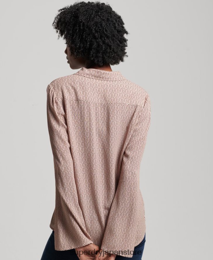 スタジオ 70 年代のシャツ 女性 Superdry 衣類 ベージュ 2J62PZ2955