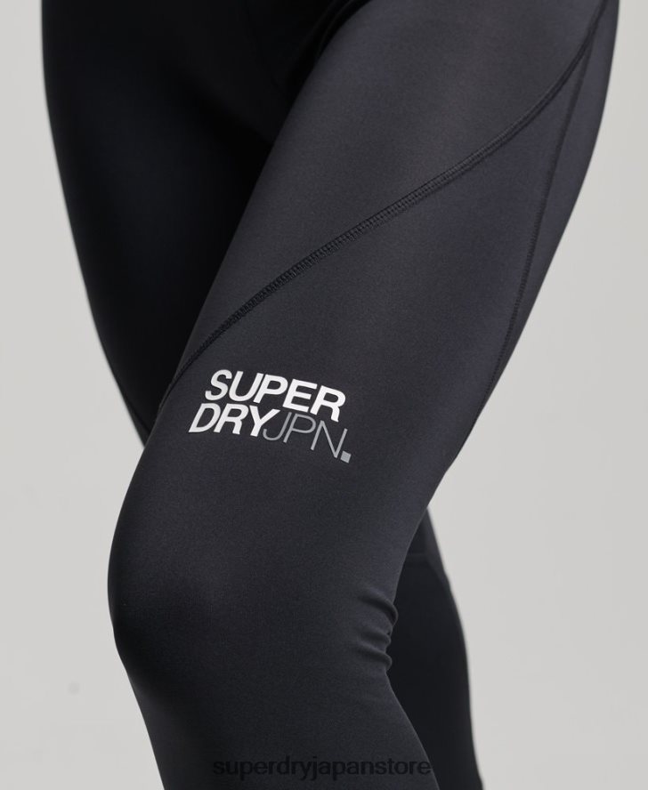 コア7/8タイトレギンス 女性 Superdry 衣類 黒 2J62PZ4063