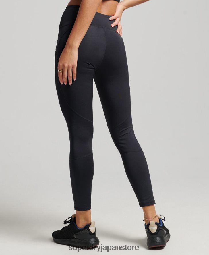 コア7/8タイトレギンス 女性 Superdry 衣類 黒 2J62PZ4071