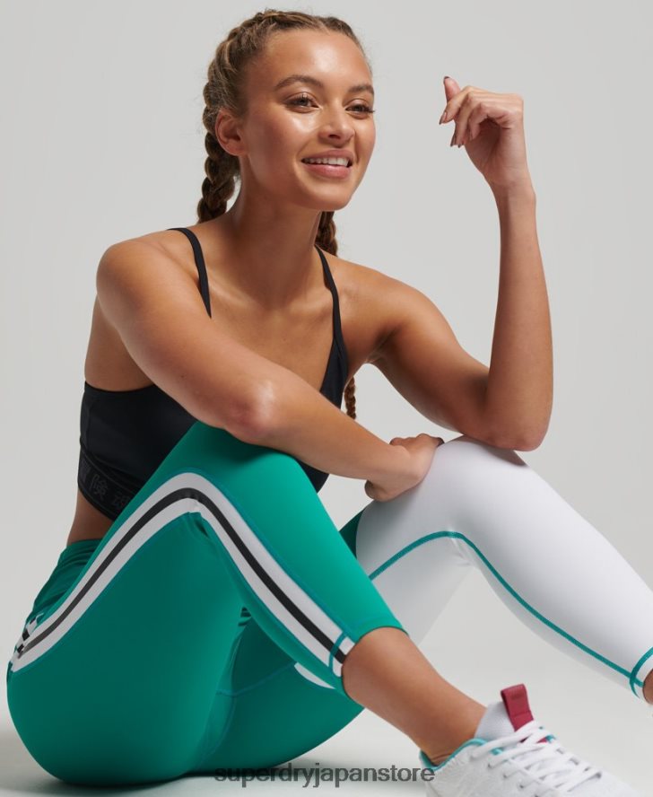 トレーニンググラフィック 7/8 レギンス 女性 Superdry 衣類 緑 2J62PZ4089