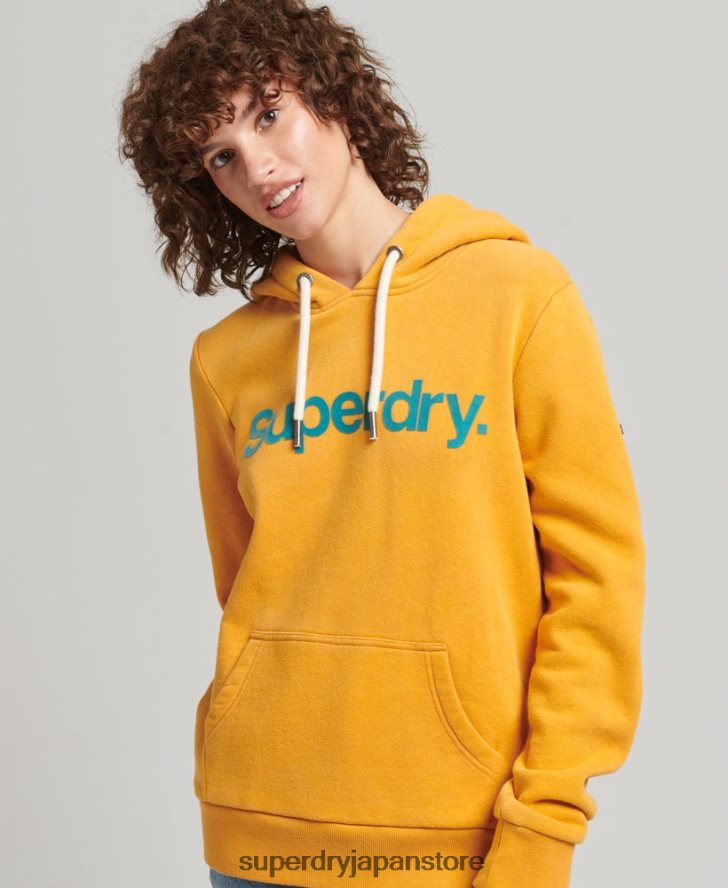 コアロゴ 80s パーカー 女性 Superdry 衣類 金 2J62PZ5939