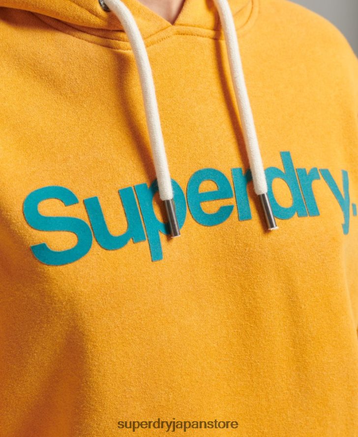 コアロゴ 80s パーカー 女性 Superdry 衣類 金 2J62PZ5939