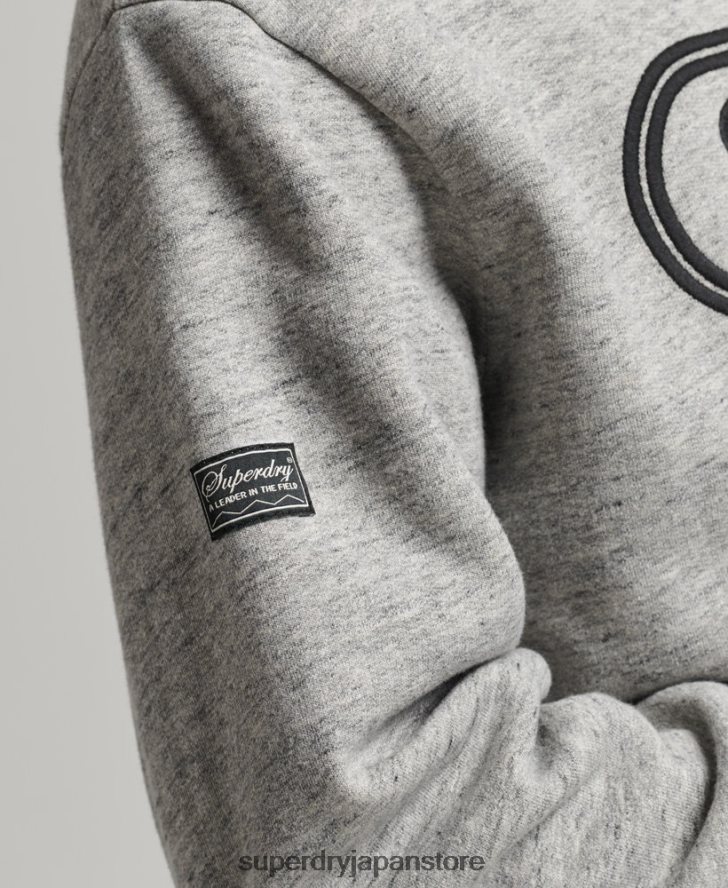 ヴィンテージ ゲーム オン 90s ロゴ スウェットシャツ 男性 Superdry 衣類 グレー 2J62PZ5058