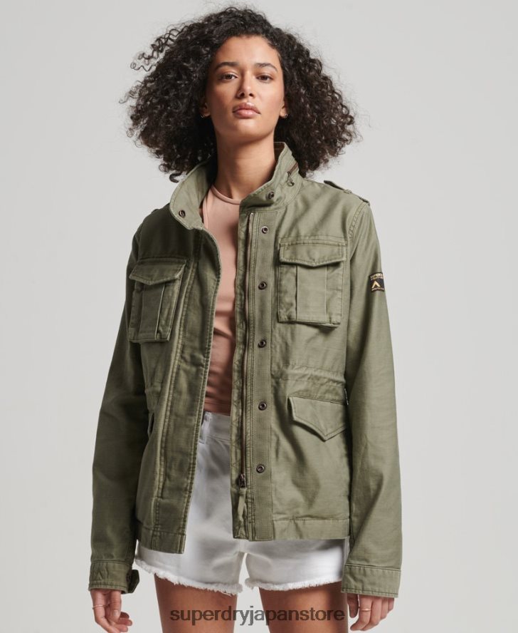 ヴィンテージM65ジャケット 女性 Superdry 衣類 緑 2J62PZ1992