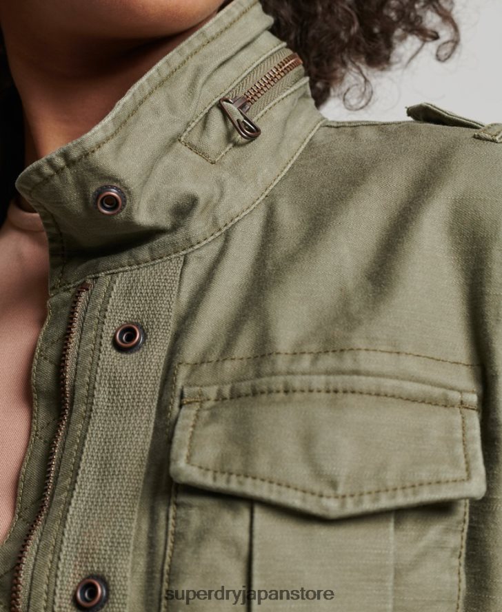 ヴィンテージM65ジャケット 女性 Superdry 衣類 緑 2J62PZ1992