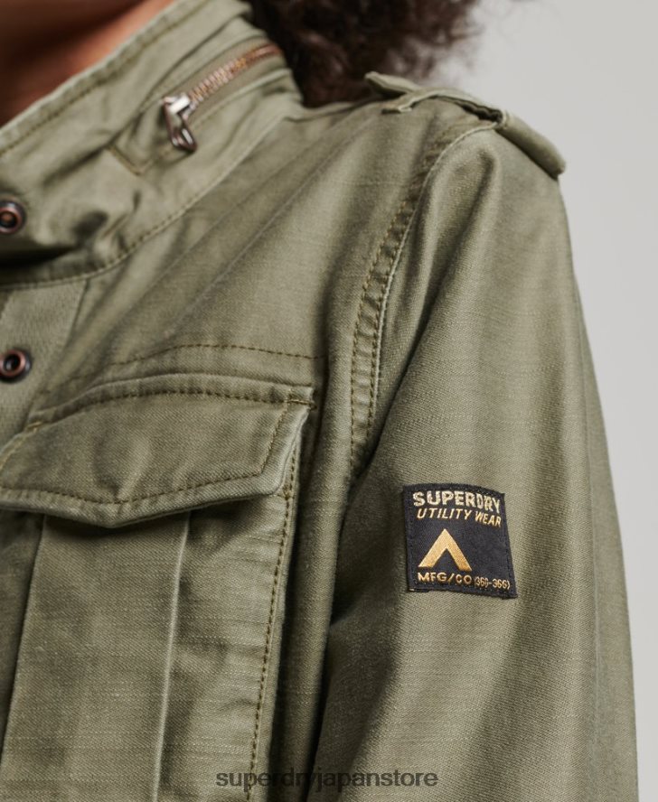 ヴィンテージM65ジャケット 女性 Superdry 衣類 緑 2J62PZ1992