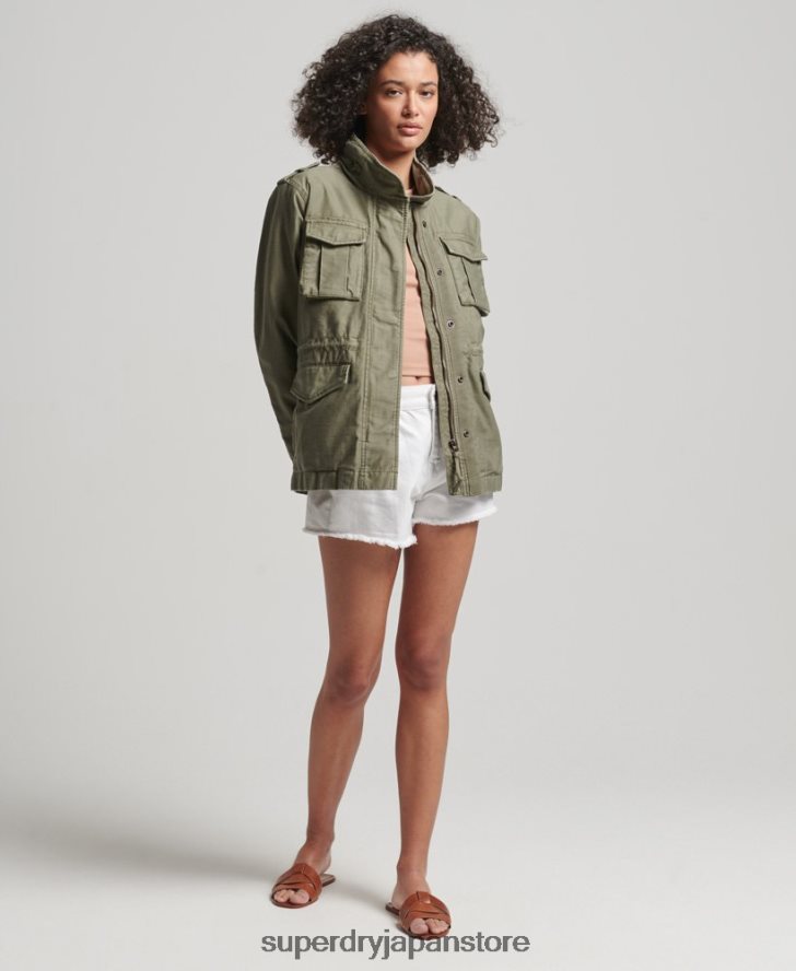 ヴィンテージM65ジャケット 女性 Superdry 衣類 緑 2J62PZ1992