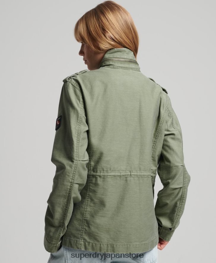 ヴィンテージM65ジャケット 女性 Superdry 衣類 カーキ 2J62PZ3516