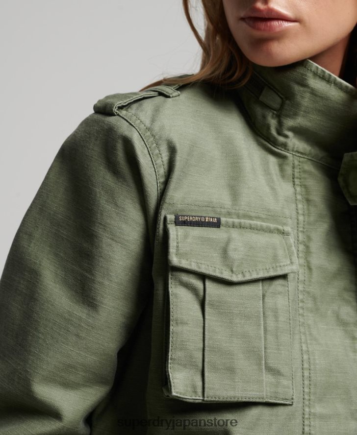 ヴィンテージM65ジャケット 女性 Superdry 衣類 カーキ 2J62PZ3516