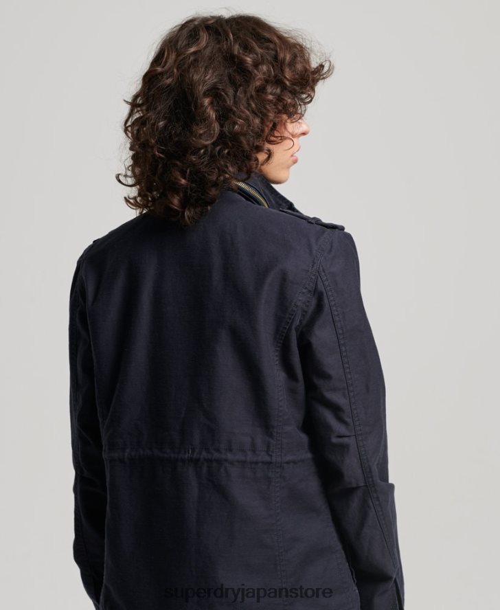 ヴィンテージM65ジャケット 女性 Superdry 衣類 海軍 2J62PZ3520