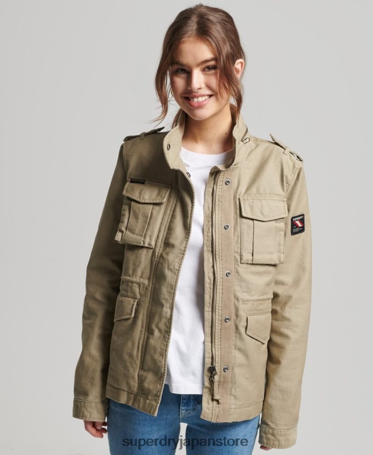 ヴィンテージM65ジャケット 女性 Superdry 衣類 黄褐色 2J62PZ3525