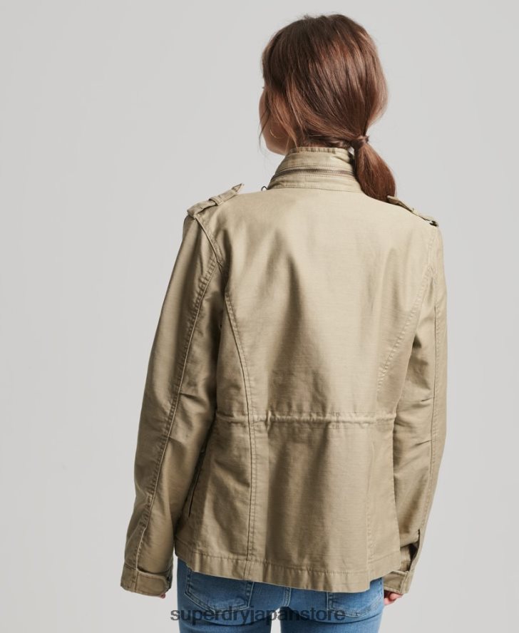 ヴィンテージM65ジャケット 女性 Superdry 衣類 黄褐色 2J62PZ3525