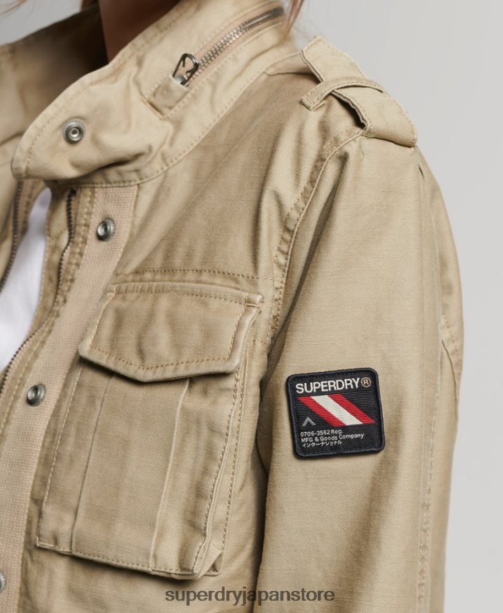 ヴィンテージM65ジャケット 女性 Superdry 衣類 黄褐色 2J62PZ3525