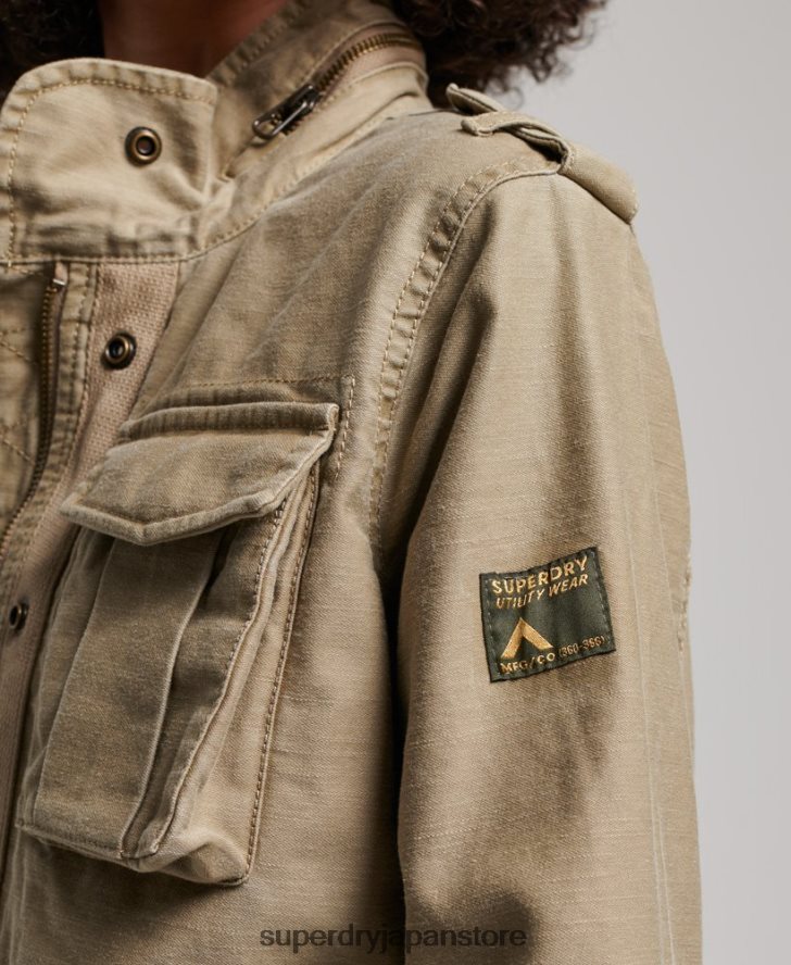 ヴィンテージM65ジャケット 女性 Superdry 衣類 黄褐色 2J62PZ3534