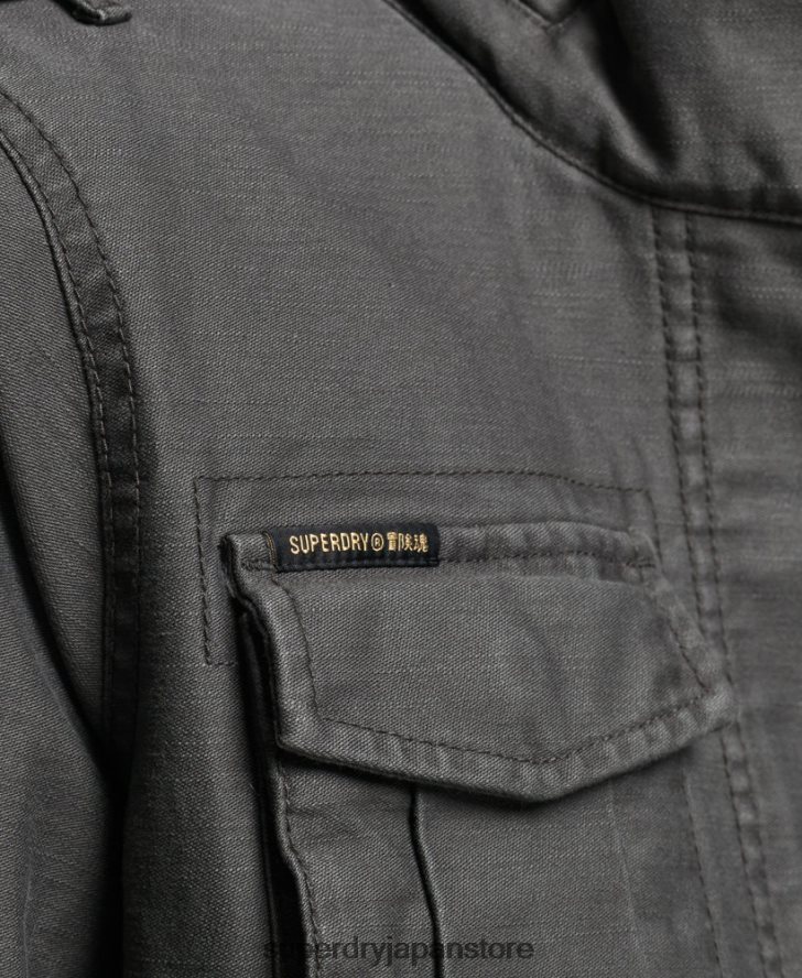 ヴィンテージM65ジャケット 女性 Superdry 衣類 濃い灰色 2J62PZ3539
