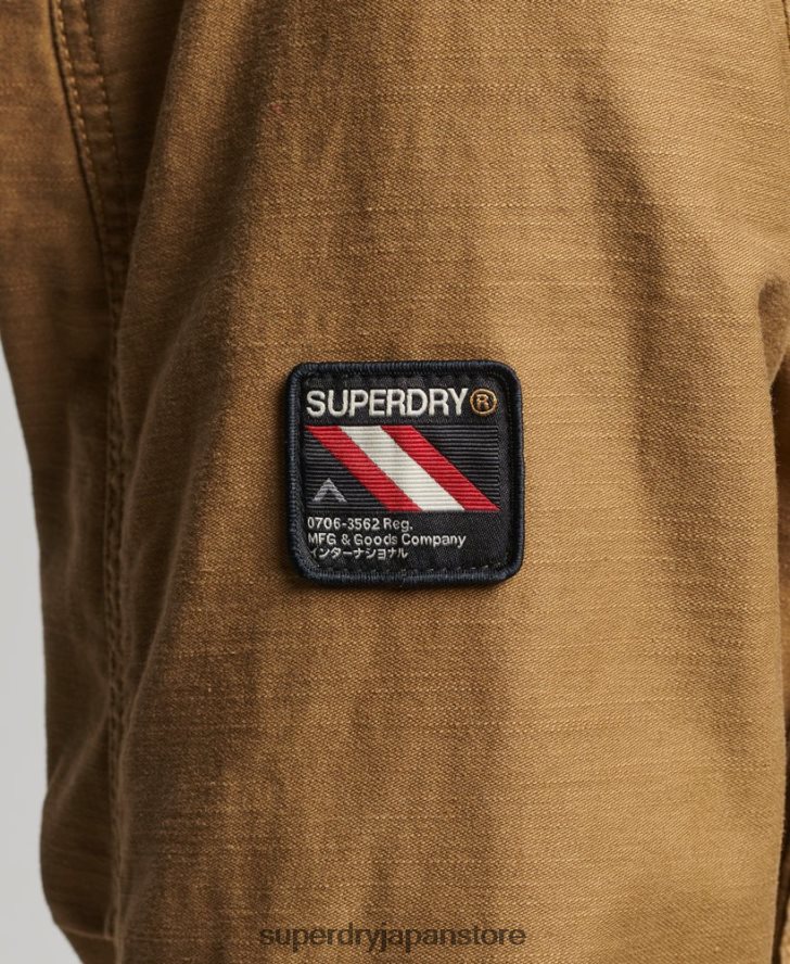 ヴィンテージ M65 ミリタリー ジャケット 男性 Superdry 衣類 黄褐色 2J62PZ955