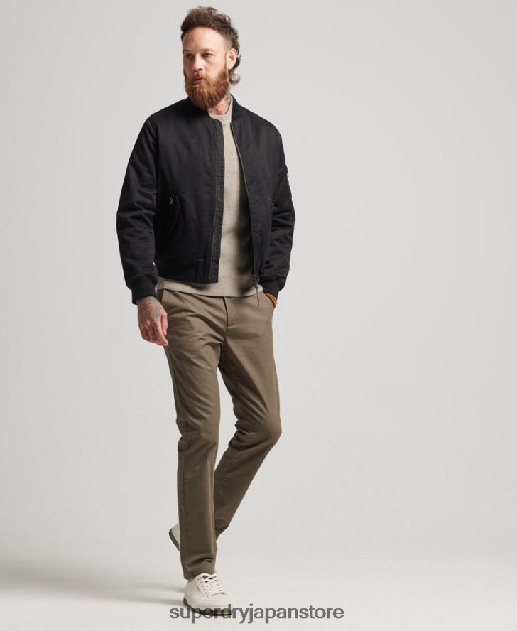 スタジオMA1ボンバー 男性 Superdry 衣類 黒 2J62PZ1142