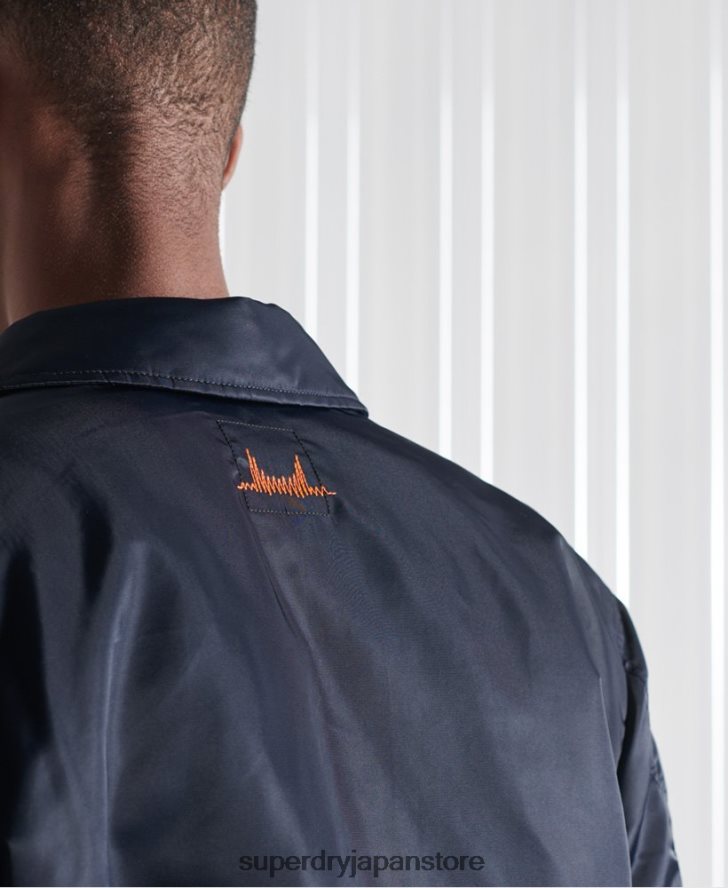 エナジー MA2 ボンバー ジャケット 男性 Superdry 衣類 海軍 2J62PZ4757