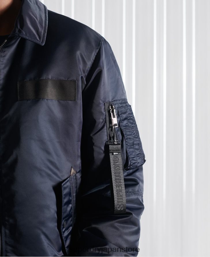 エナジー MA2 ボンバー ジャケット 男性 Superdry 衣類 海軍 2J62PZ4757