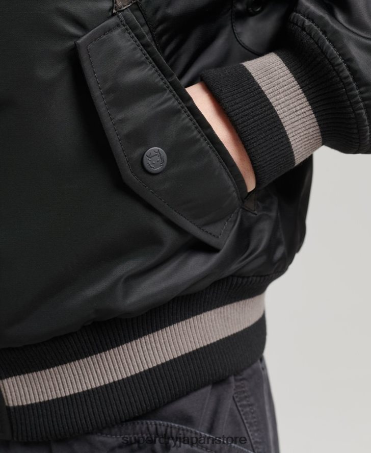 オポチュニスト MA-1 ボンバー ジャケット 女性 Superdry 衣類 黒 2J62PZ5661