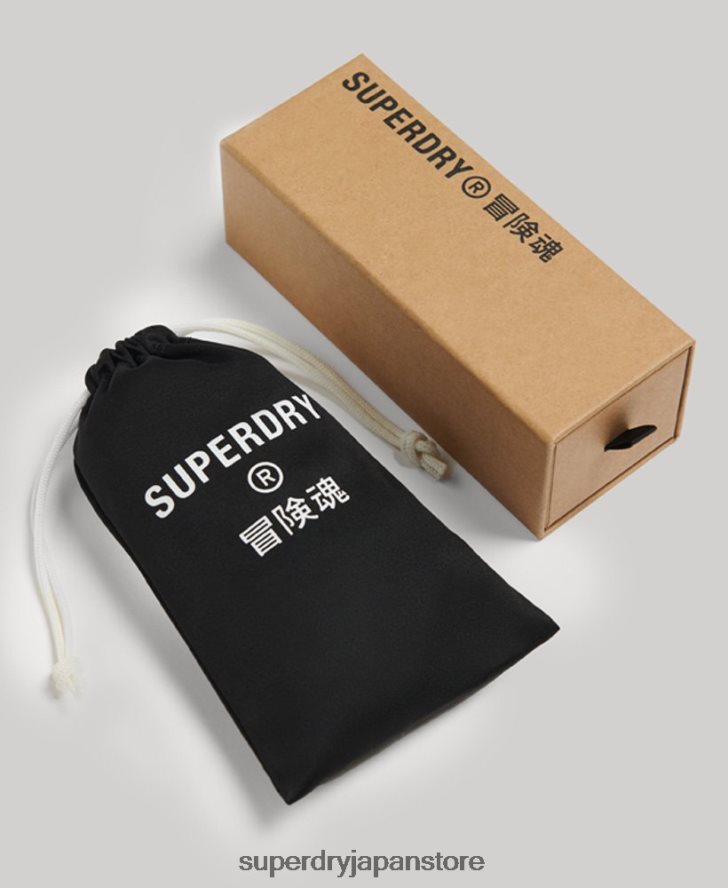 SDRスタンフォードサングラス 男性 Superdry アクセサリー 黒 2J62PZ101