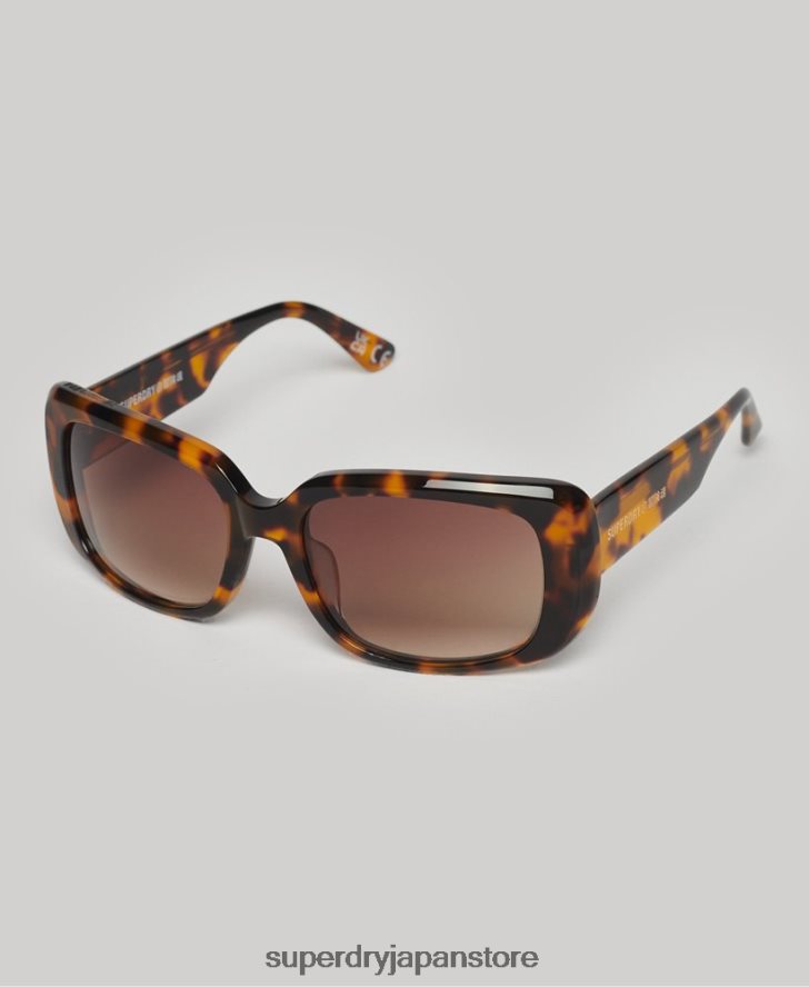 SDRダナウェイサングラス 女性 Superdry アクセサリー 茶色 2J62PZ2067