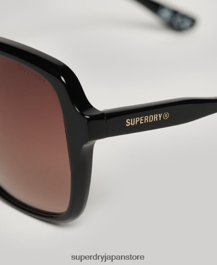 SDR アリオン サングラス 女性 Superdry アクセサリー 黒 2J62PZ2082