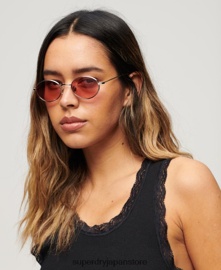 SDRボネットサングラス 女性 Superdry アクセサリー 銀 2J62PZ2091