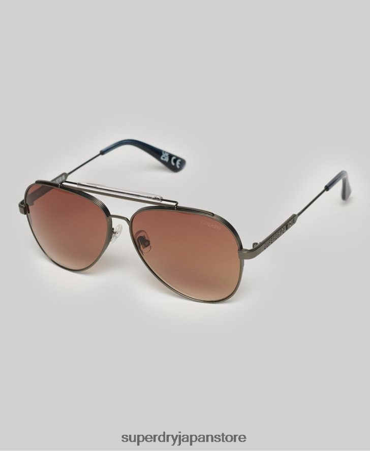 SDR エストラーダ サングラス 男性 Superdry アクセサリー 茶色 2J62PZ58