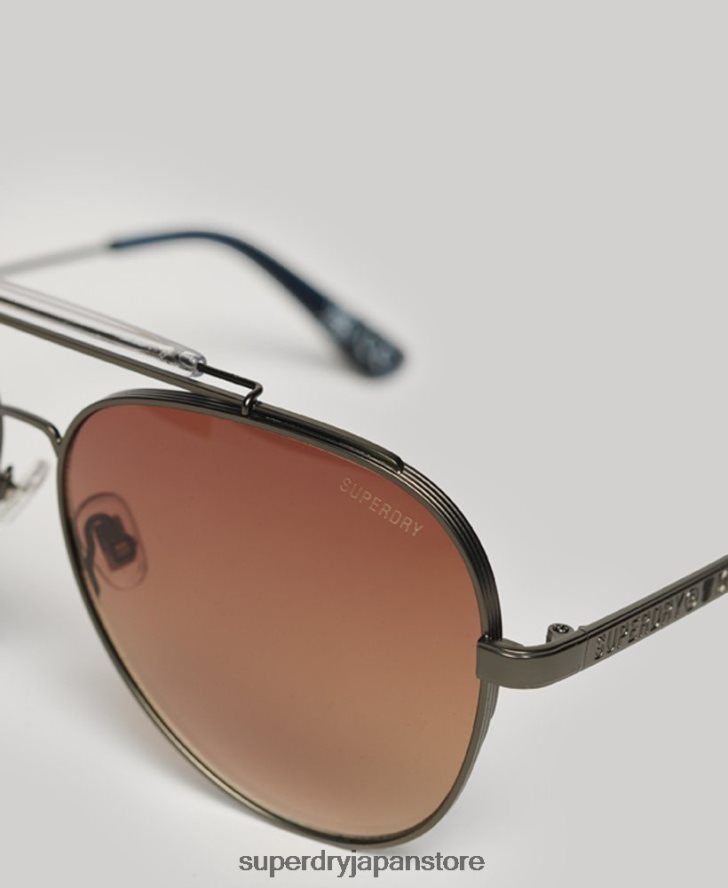 SDR エストラーダ サングラス 男性 Superdry アクセサリー 茶色 2J62PZ58