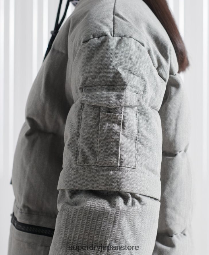 限定版 SDX 2 in 1 ダウンジャケット 男性 Superdry 衣類 濃い灰色 2J62PZ1179