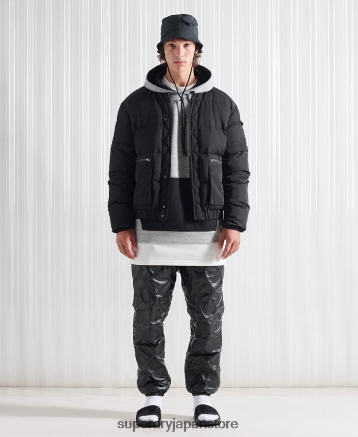 限定版 SDX 2 in 1 ダウンジャケット 男性 Superdry 衣類 黒 2J62PZ4670