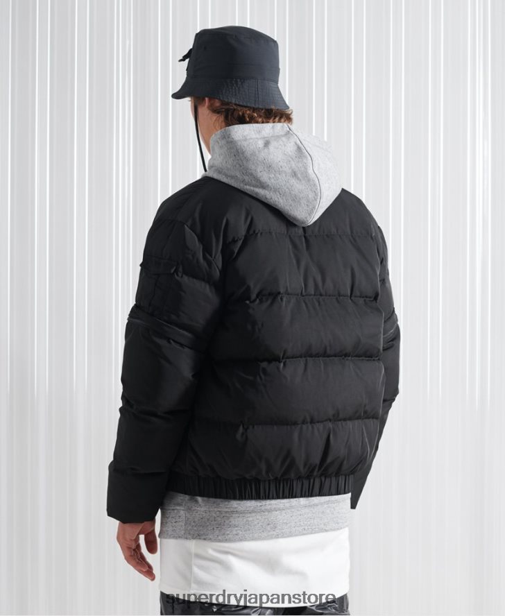 限定版 SDX 2 in 1 ダウンジャケット 男性 Superdry 衣類 黒 2J62PZ4670