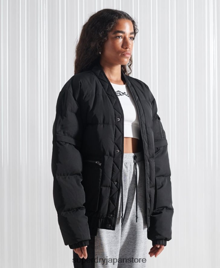 限定版 SDX 2 in 1 ダウンジャケット 男性 Superdry 衣類 黒 2J62PZ4670